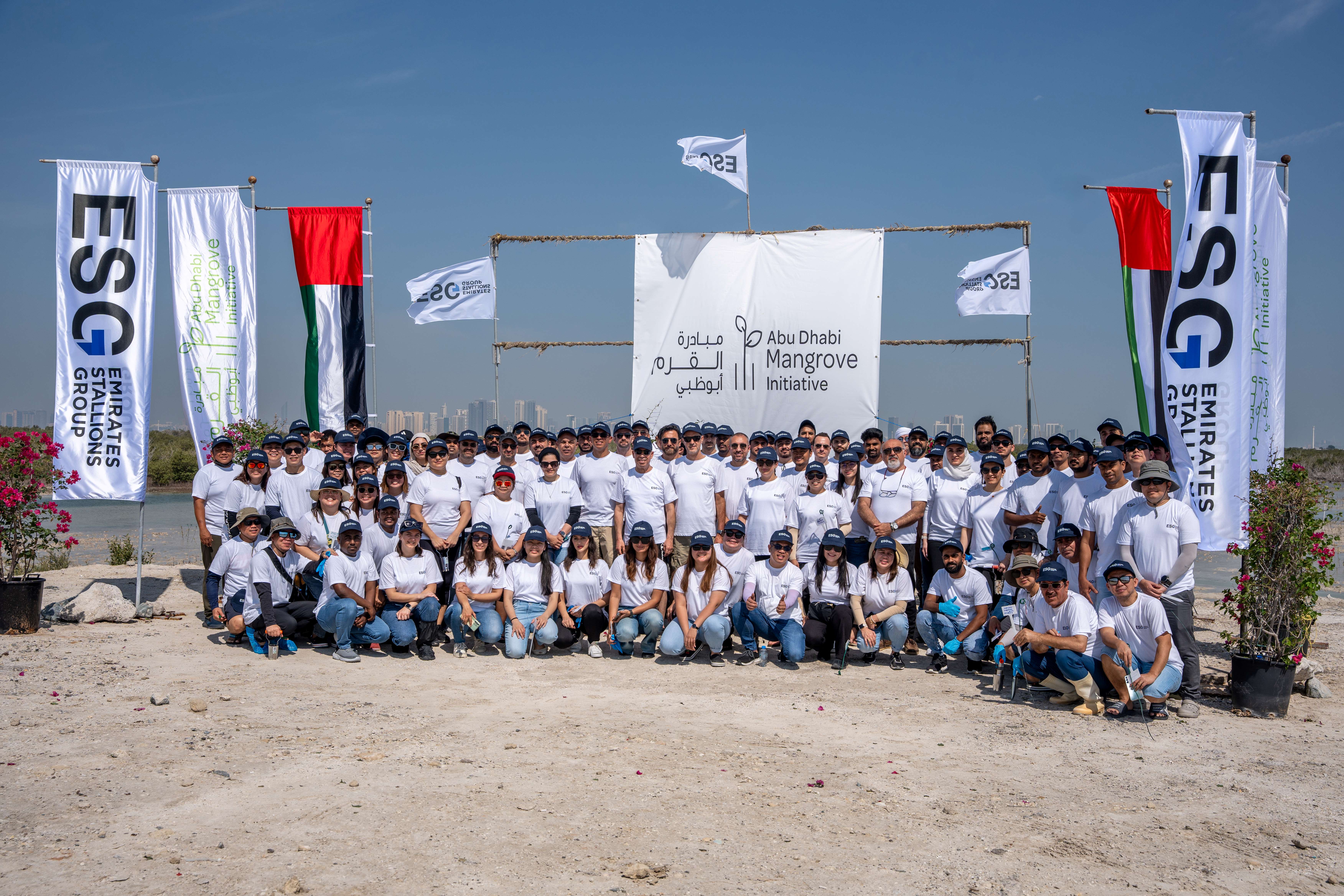 Emirates Stallions Group Employees Join Forces to Replenish Mangroves, Bolstering Abu Dhabi's Coastal Ecosystem
